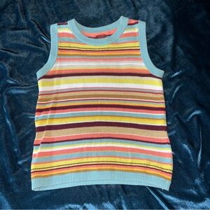 Rare Missoni for Target Colorful Striped Sleeveless Top - Size S / Kids XL